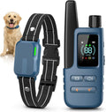 Dog Shock Collar - 4500FT Dog Training Collar with Remote, IPX8 Waterproof Electric Dog Collar with 4 Training Modes, Rechargeable eCollar for Small Medium Large Dogs 10-120lbs(Sky Blue)